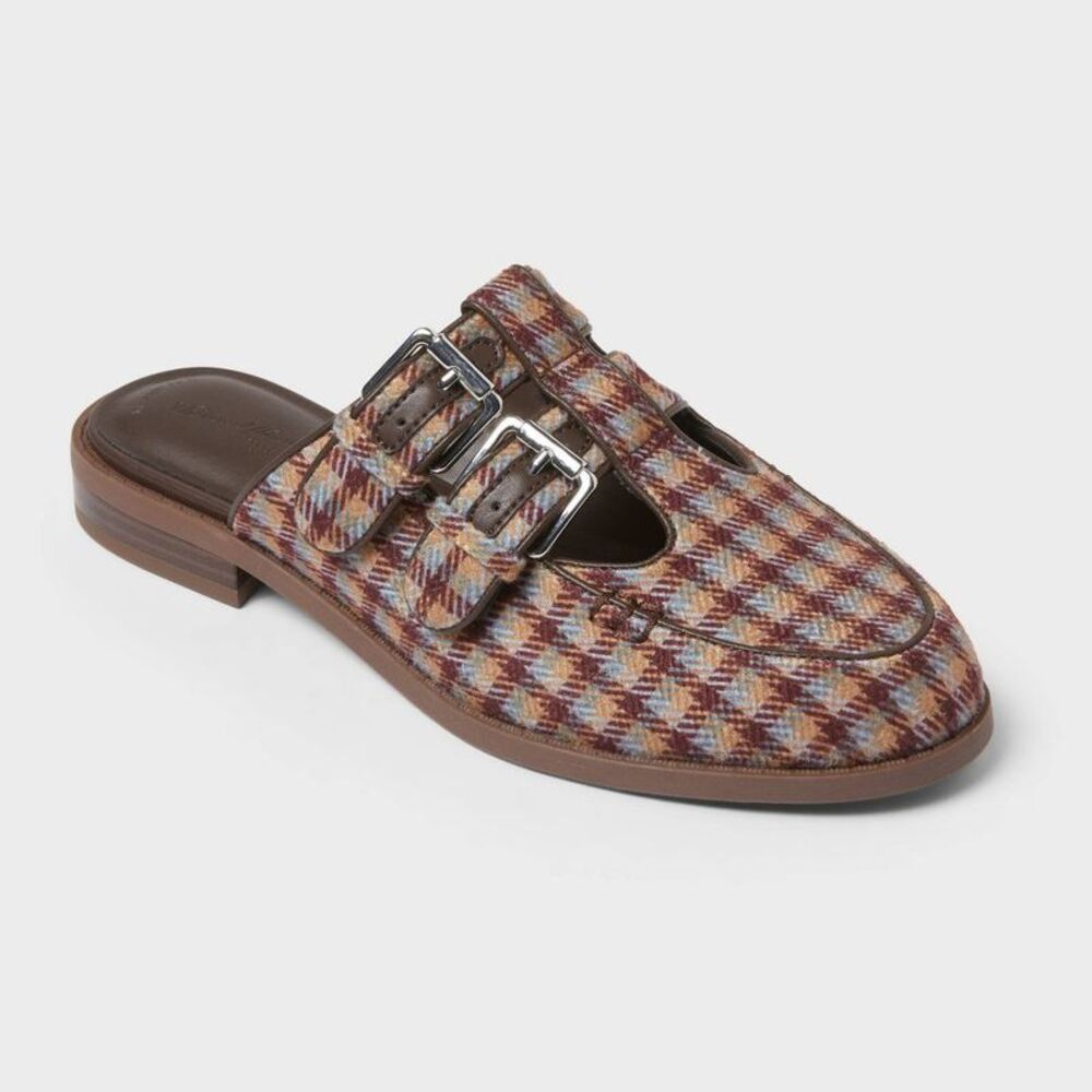 Women's Winona Mary Jane Mules - Universal Thread Brown/Orange 8.5